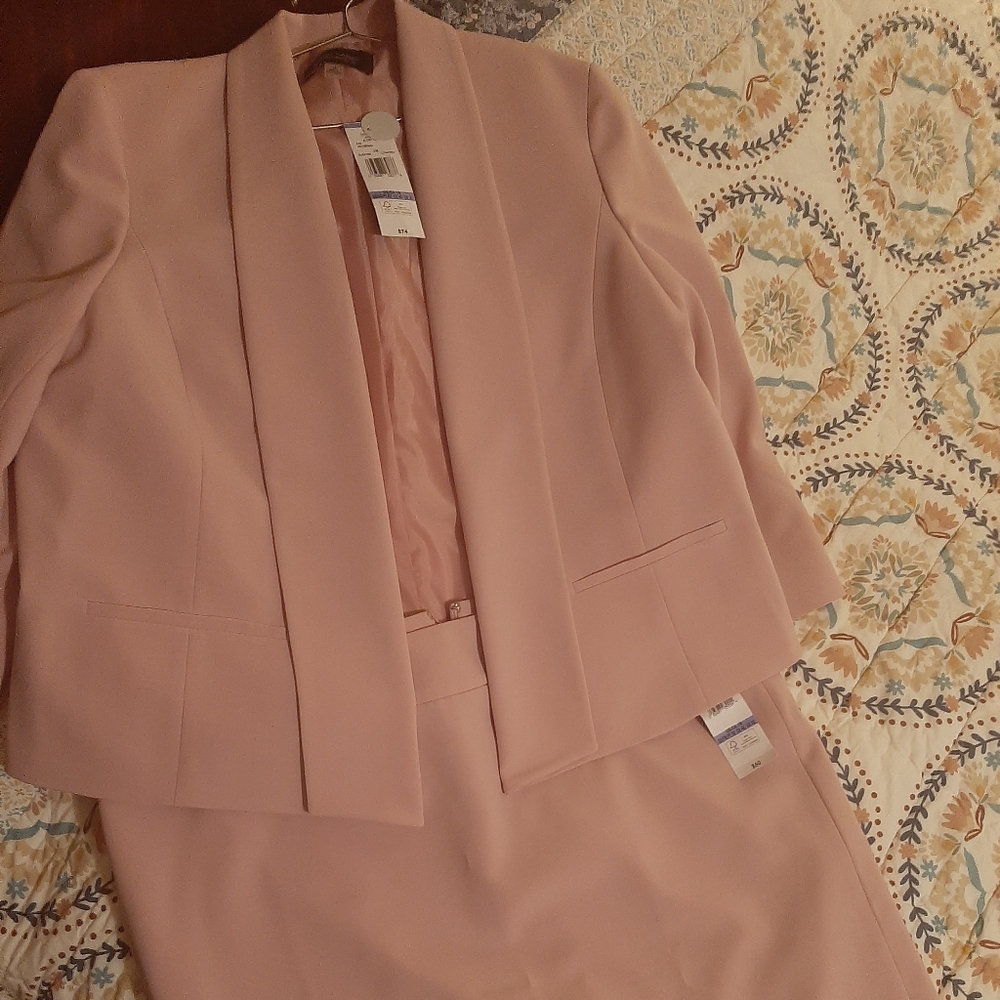 EVAN PICONE blush pink women's suit size 18